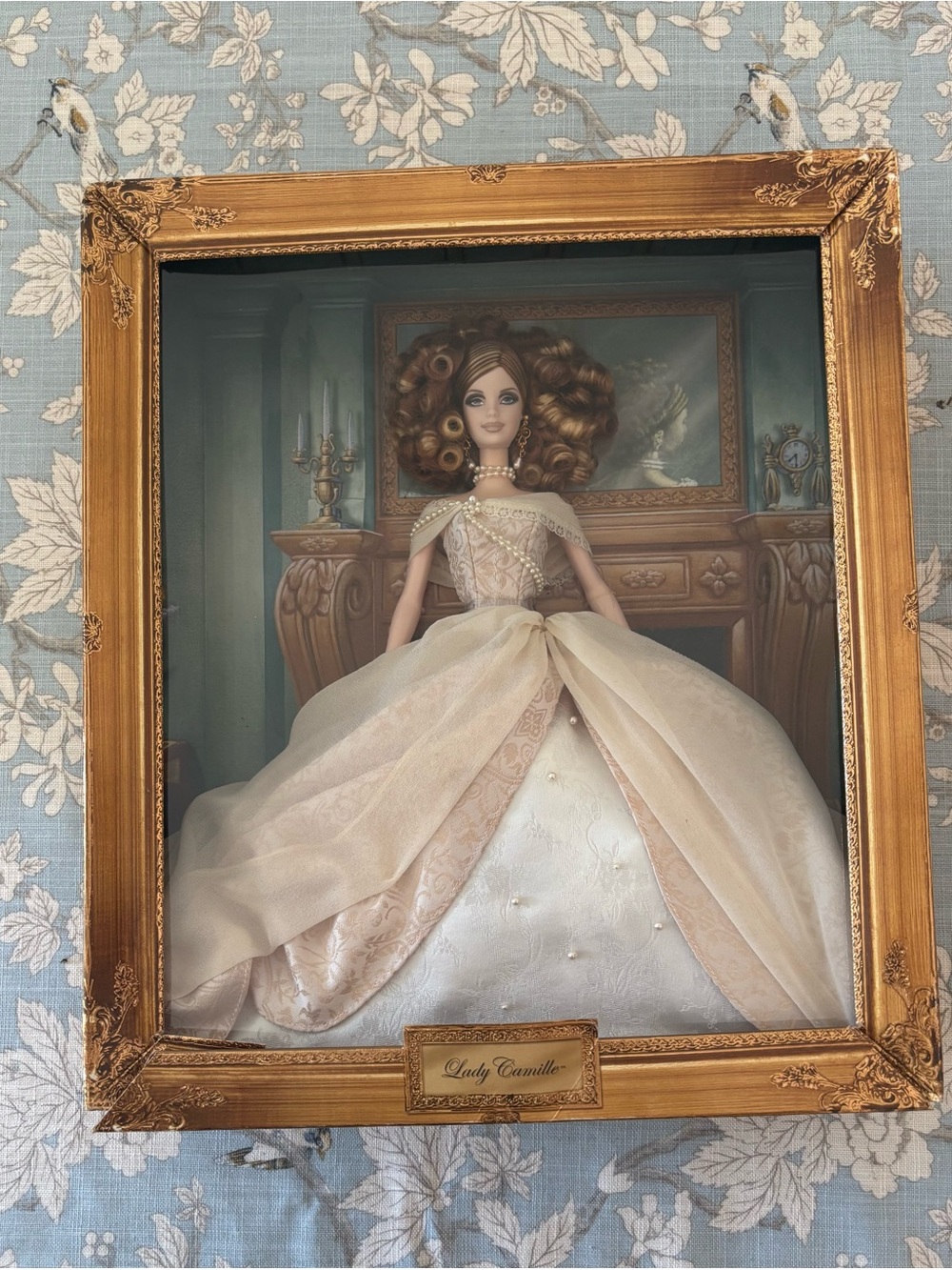 Barbie Lady Camille Doll in Cream and Gold Gown
